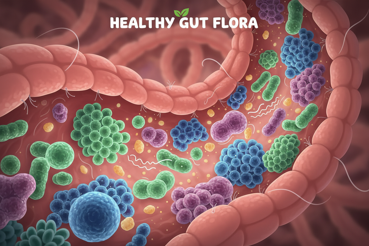 healthy bowel flora