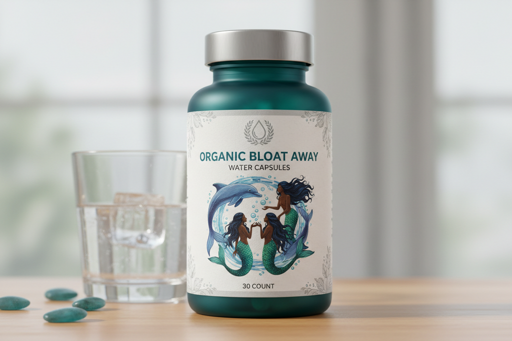 Bloat Away™️ Organic 🚫 Water Capsules 60 Count